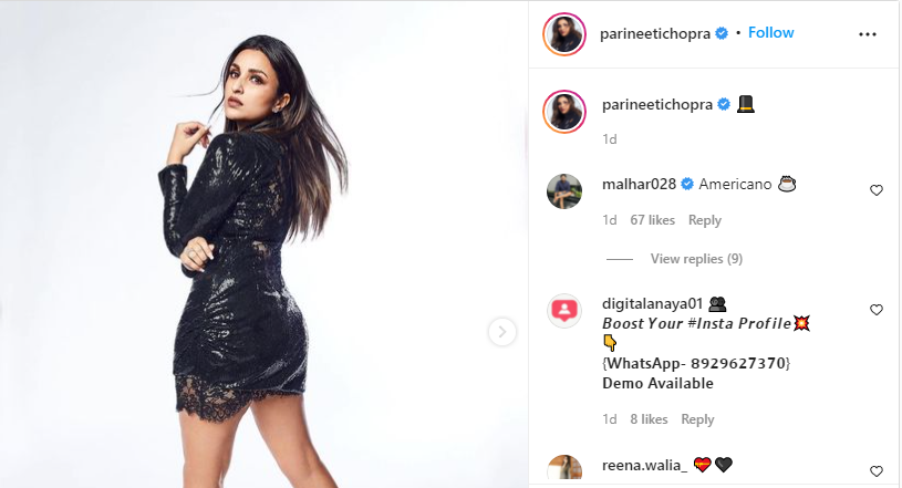 ब्लैक ड्रेस में दिखा Parineeti Chopra सिजलिंग लुक, कैमरे पर बोल्ड पोज देते हुए ढाया कहर, देखें लेटेस्ट तस्वीरें