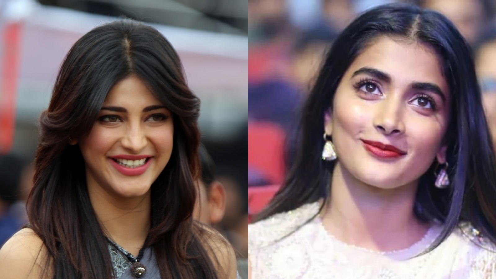 Shruti Haasan Pooja Hegde South Industry