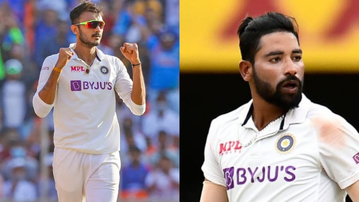 Axar Patel Mohammad Siraj