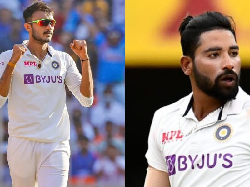 Axar Patel Mohammad Siraj