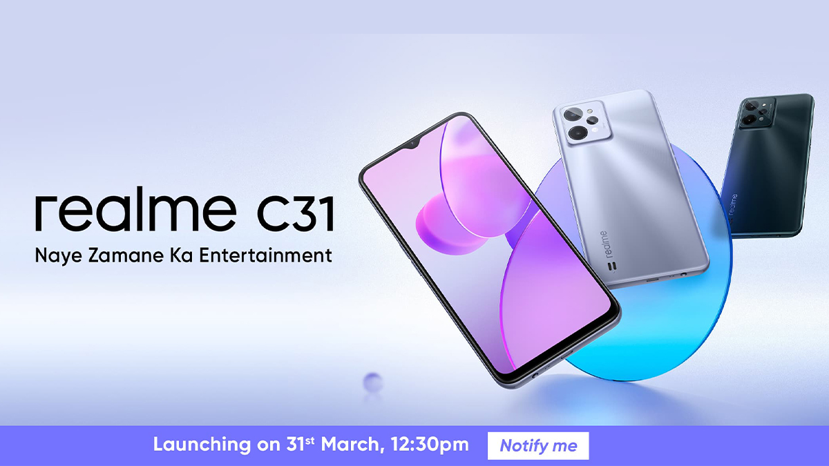 Realme C31 आ रहा है 31 मार्च के दिन इंडियन मार्केट में किफायती कीमत पर, जाने क्या होगा खास