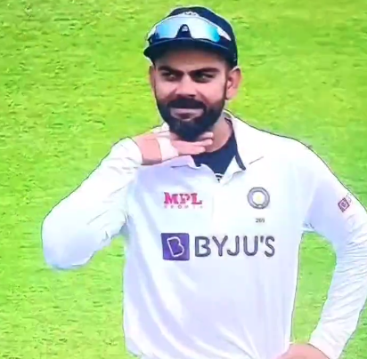 Virat Kohli के 100वें टेस्ट में दिखा उनका 'पुष्पा' अवतार, कहा- फ्लावर समझी क्या फायर है मैं....