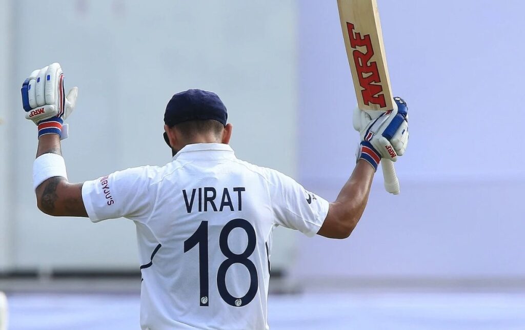 Virat Kohli के 100वें टेस्ट में दिखा उनका 'पुष्पा' अवतार, कहा- फ्लावर समझी क्या फायर है मैं....