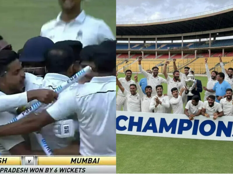 घरेलू क्रिकेट में मध्यप्रदेश बना बादशाह, 41 बार की चैंपियन मुंबई को हराकर पहली बार जीता Ranji Trophy का खिताब