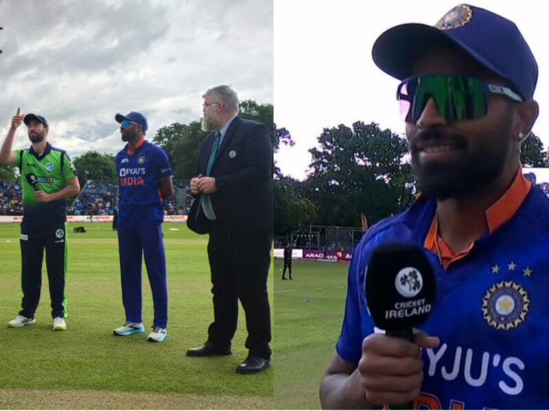 Ire Vs Ind: आयरलैंड के खिलाफ पहले टी-20 मैच में Hardik Pandya ने जीता टॉस, विपक्षी टीम को दिया बल्लेबाजी का न्यौता