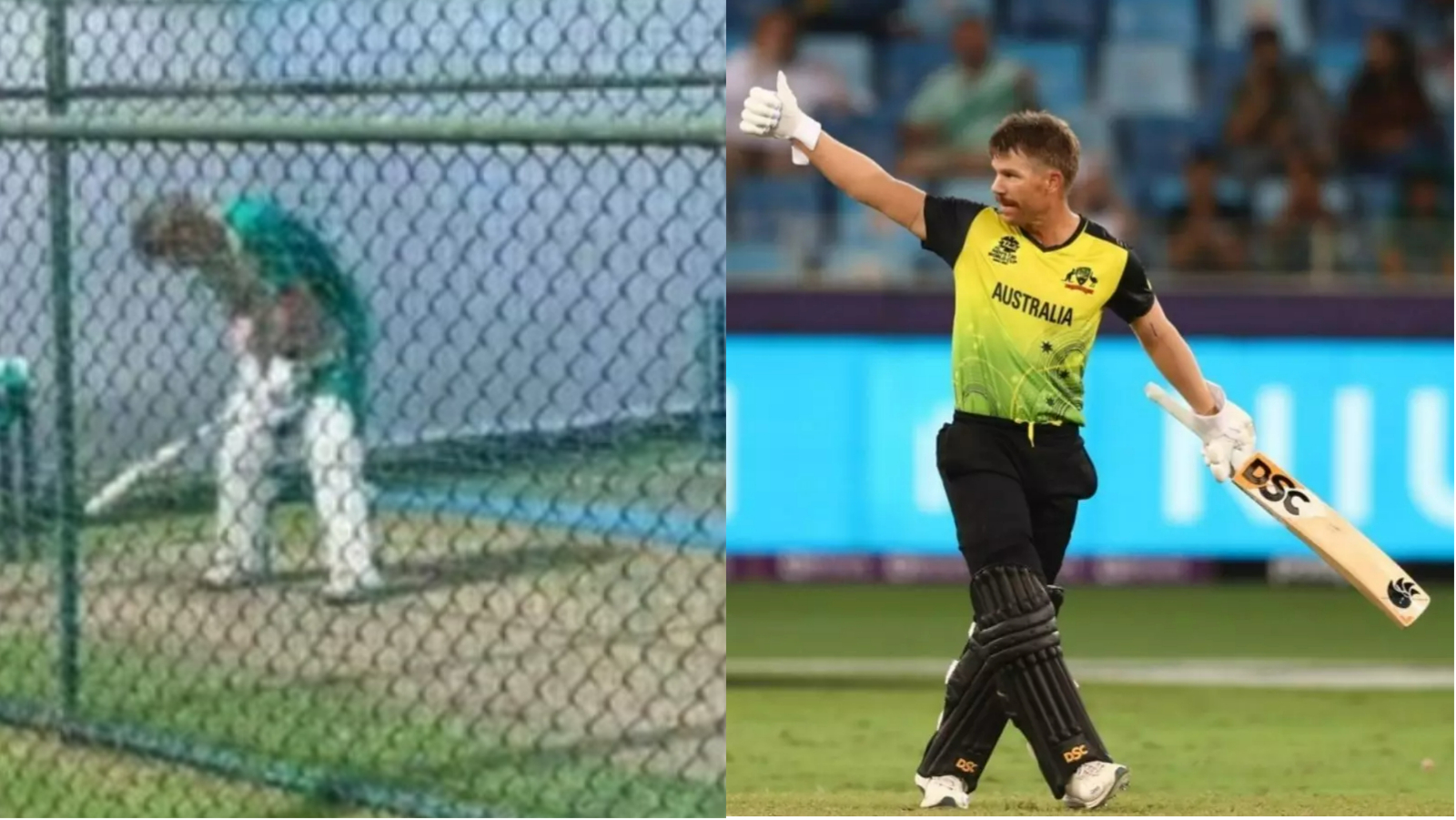 David Warner ने लेफ्ट नहीं राइट हैंड से की बल्लेबाजी