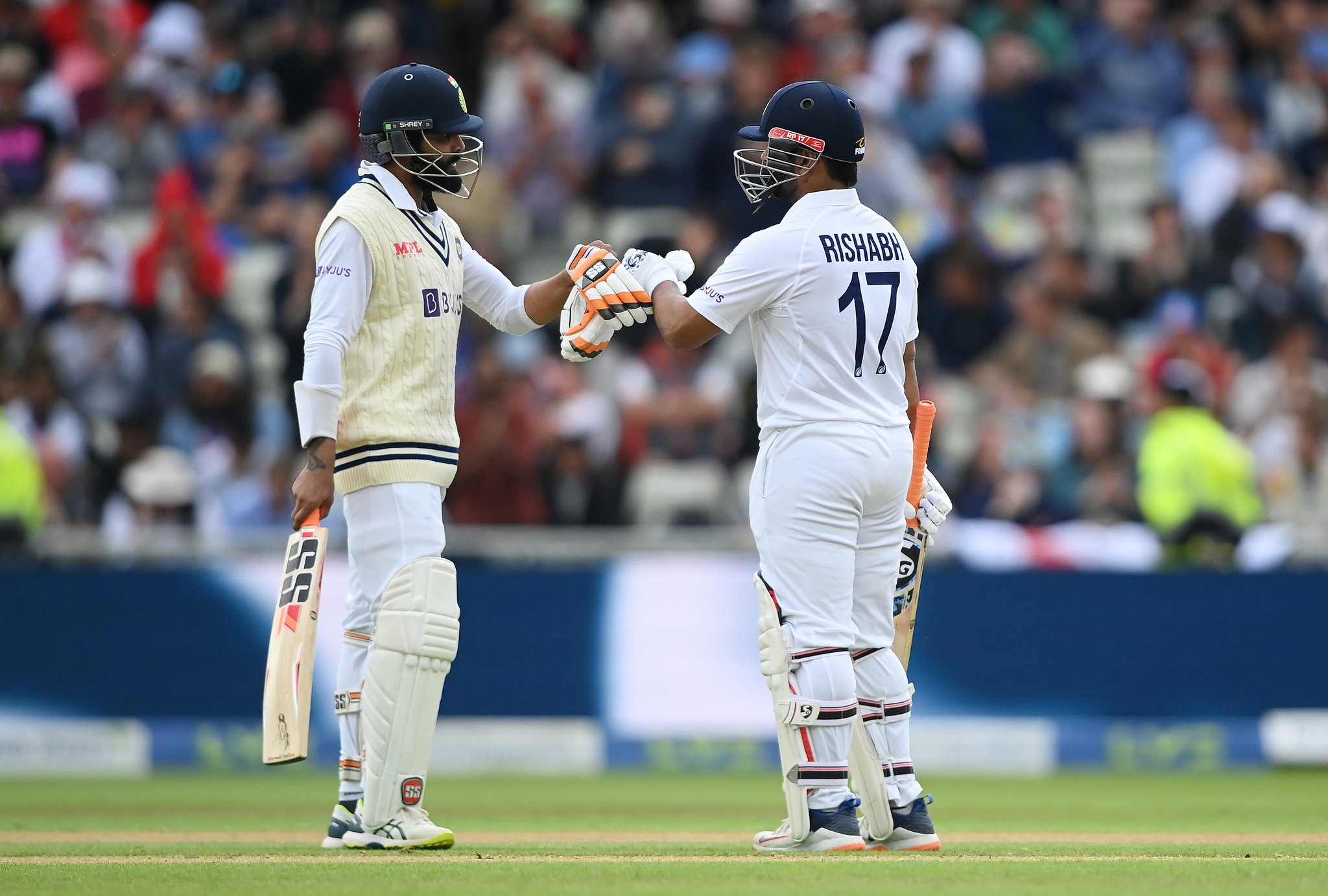 Eng Vs Ind: पंत-जडेजा के बीच पूरी हुई शतकीय साझेदारी