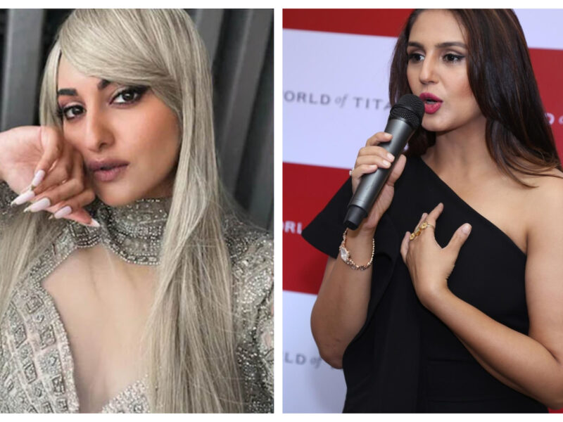 Sonakshi Sinha ने अपने न्यू लुक के साथ मारी एंट्री, हुमा कुरैशी ने बताया 'डरावना'