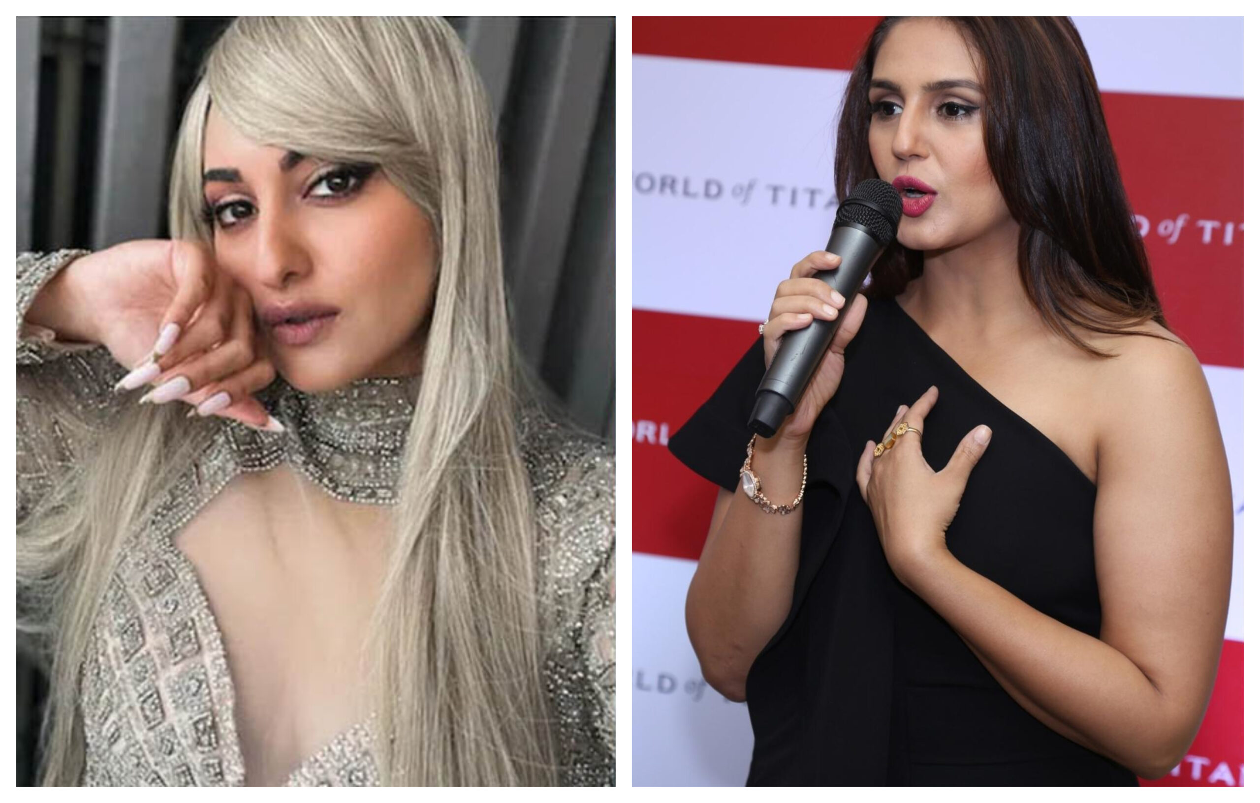 Sonakshi Sinha ने अपने न्यू लुक के साथ मारी एंट्री, हुमा कुरैशी ने बताया 'डरावना'