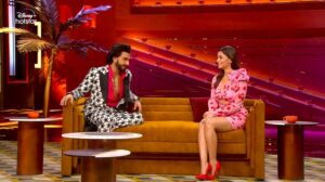 'कॉफी विद करण' में Alia Bhatt ने रणबीर की एक्स पर किया खुलासा, कहा कि - आपको बता दें कि 'कॉफी विद करण' सीजन 7 (Koffee With Karan 7) का आगाज हो चुका हैं। पहले ही एपिसोड में अभिनेता रणवीर सिंह और आलिया भट्ट (Alia Bhatt) बताैर फर्स्ट गेस्ट नजर आए। मैं दोनों से.....