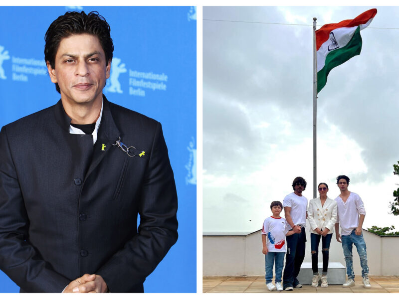 आज़ादी की 75वीं वर्षगांठ पर Shah Rukh Khan ने मन्नत की छत पर लहराया तिरंगा, हर्षोंउल्लास के साथ मनाया स्वतंत्रता दिवस
