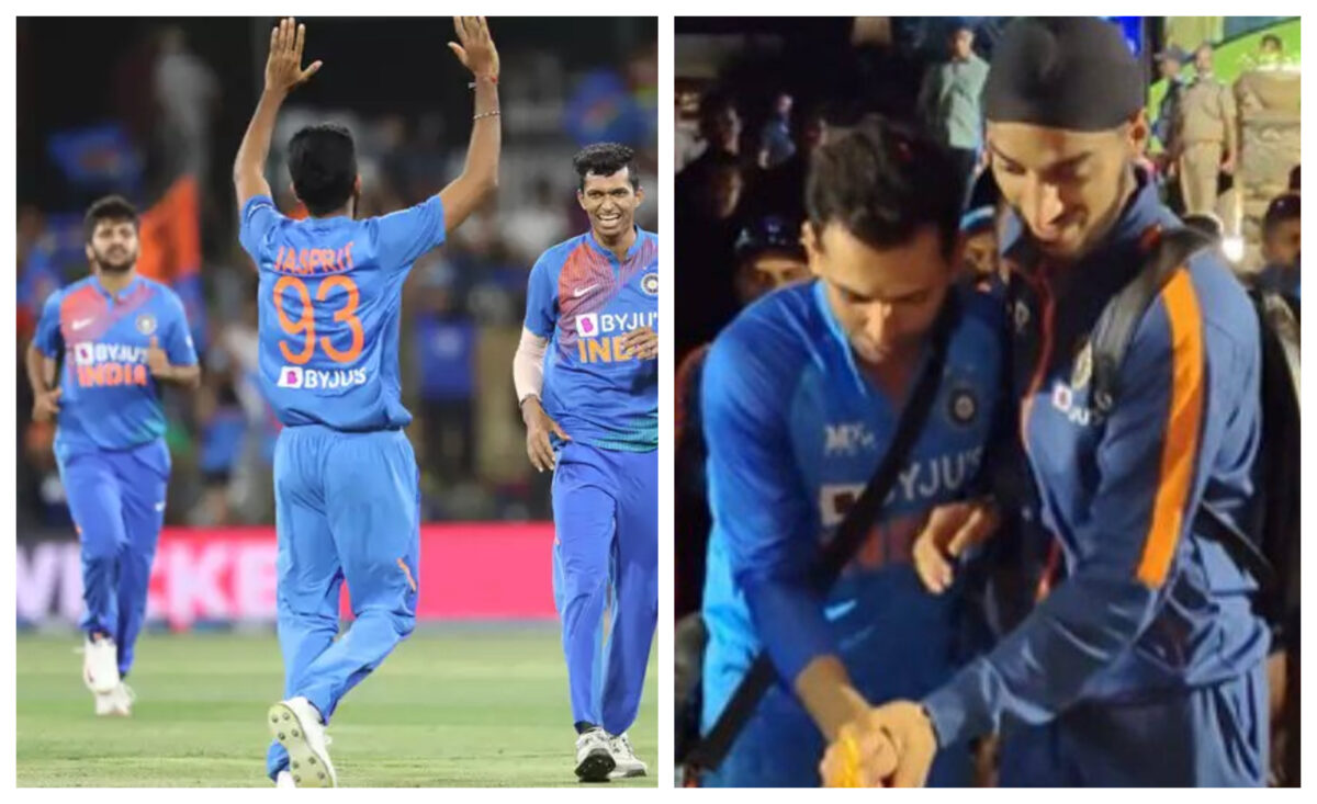 Video : Team India टी20 सीरीज के दूसरे मैच के लिए पहुंची गुवाहाटी, खिलाड़ियों ने मिलकर काटा केक