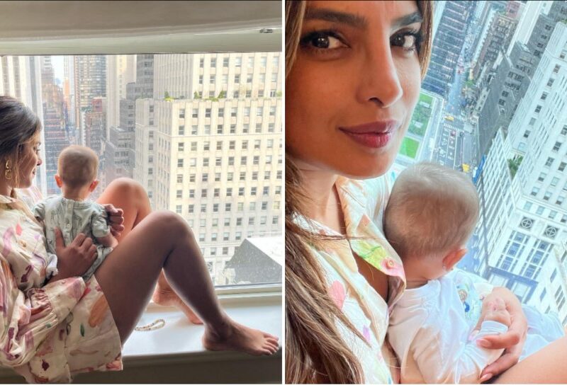 Priyanka Chopra अपनी बेटी मालती के साथ निकली सैर पर, तस्वीर शेयर कर कहा - &Quot;सिर्फ हम दो लड़कियां.....