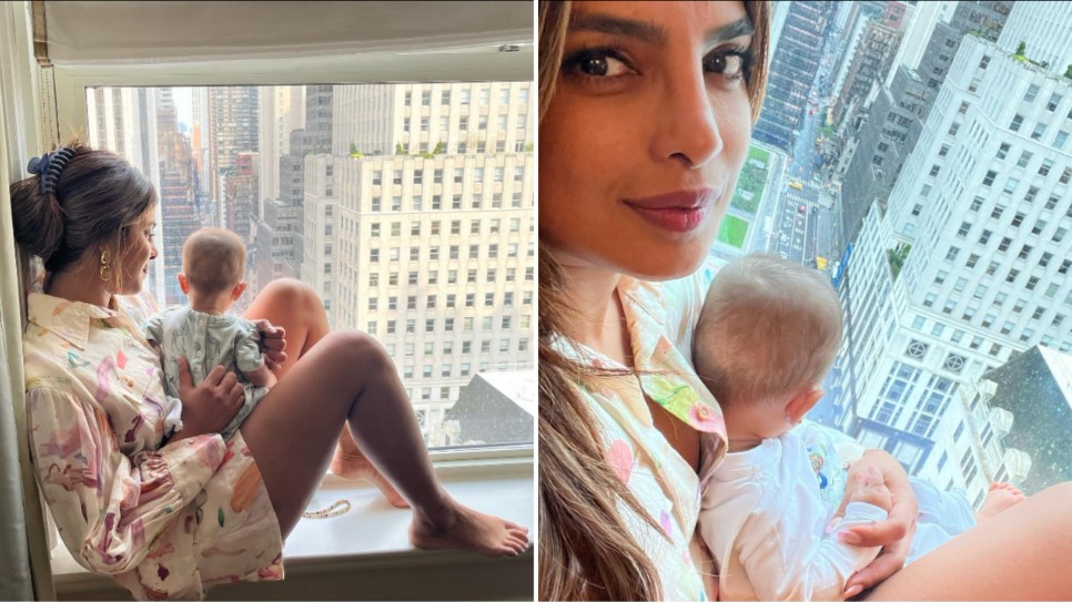 Priyanka Chopra अपनी बेटी मालती के साथ निकली सैर पर, तस्वीर शेयर कर कहा - &Quot;सिर्फ हम दो लड़कियां.....