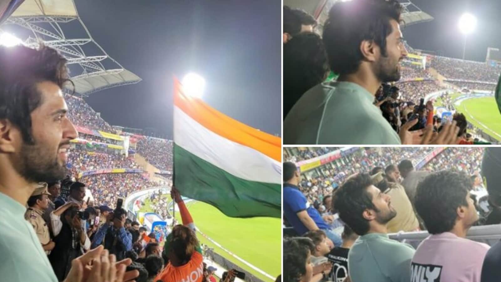 Ind Vs Aus: तीसरे टी20 में मैच में टीम इंडिया को चीयर करने पहुंचे Vijay Devarakonda, सोनू सूद भी आए नजर