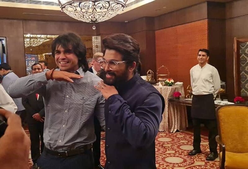 Allu Arjun और Neeraj Chopra ने साथ में किया धमाकेदार डांस, सोशल मीडिया पर वायरल हुआ वीडियो