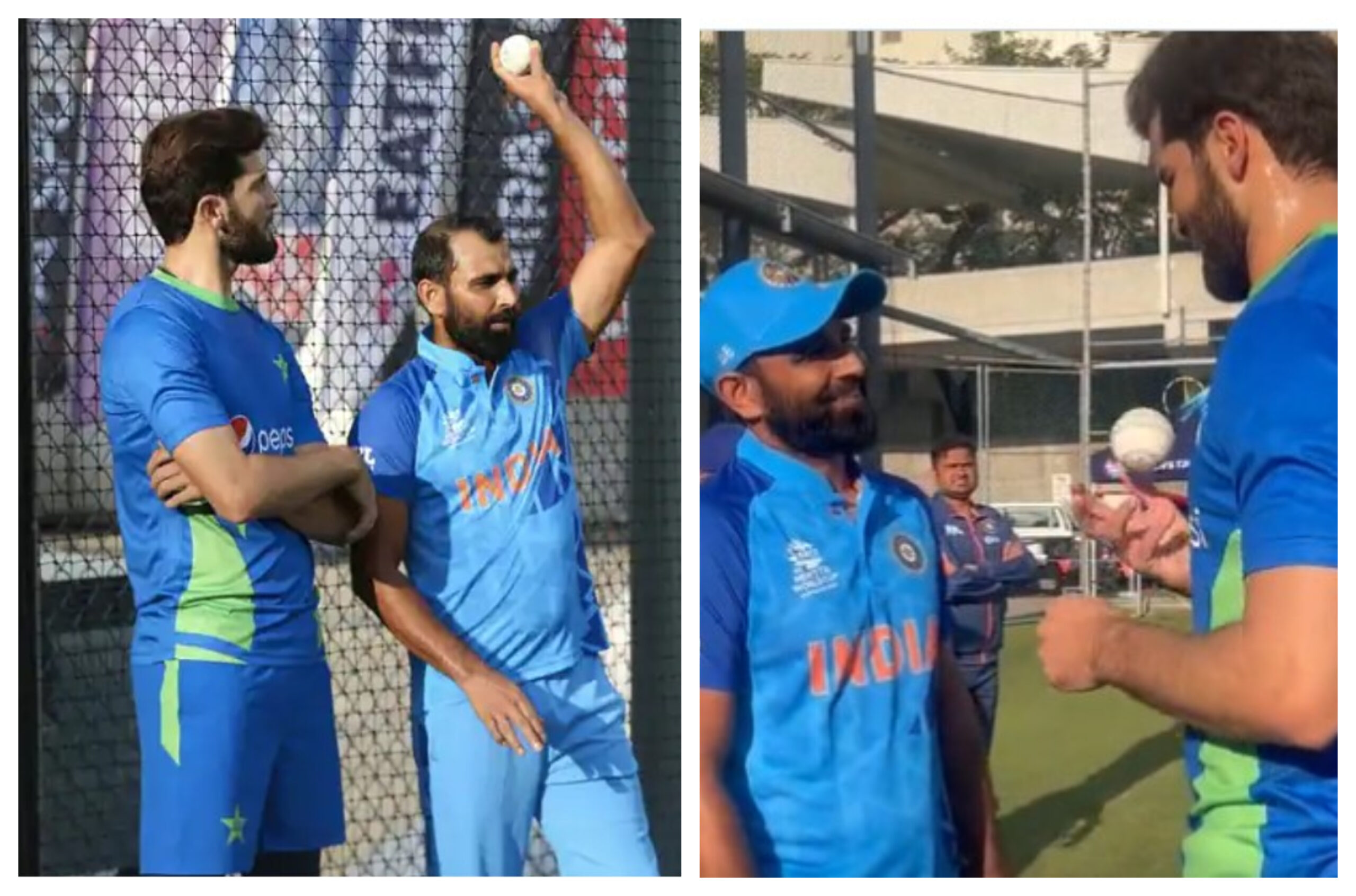 शाहीन अफरीदी ने लिए Mohammed Shami से गेंदबाजी टिप्स, लंबे समय तक चली दोनों खिलाड़ियों के बीच बातचीत