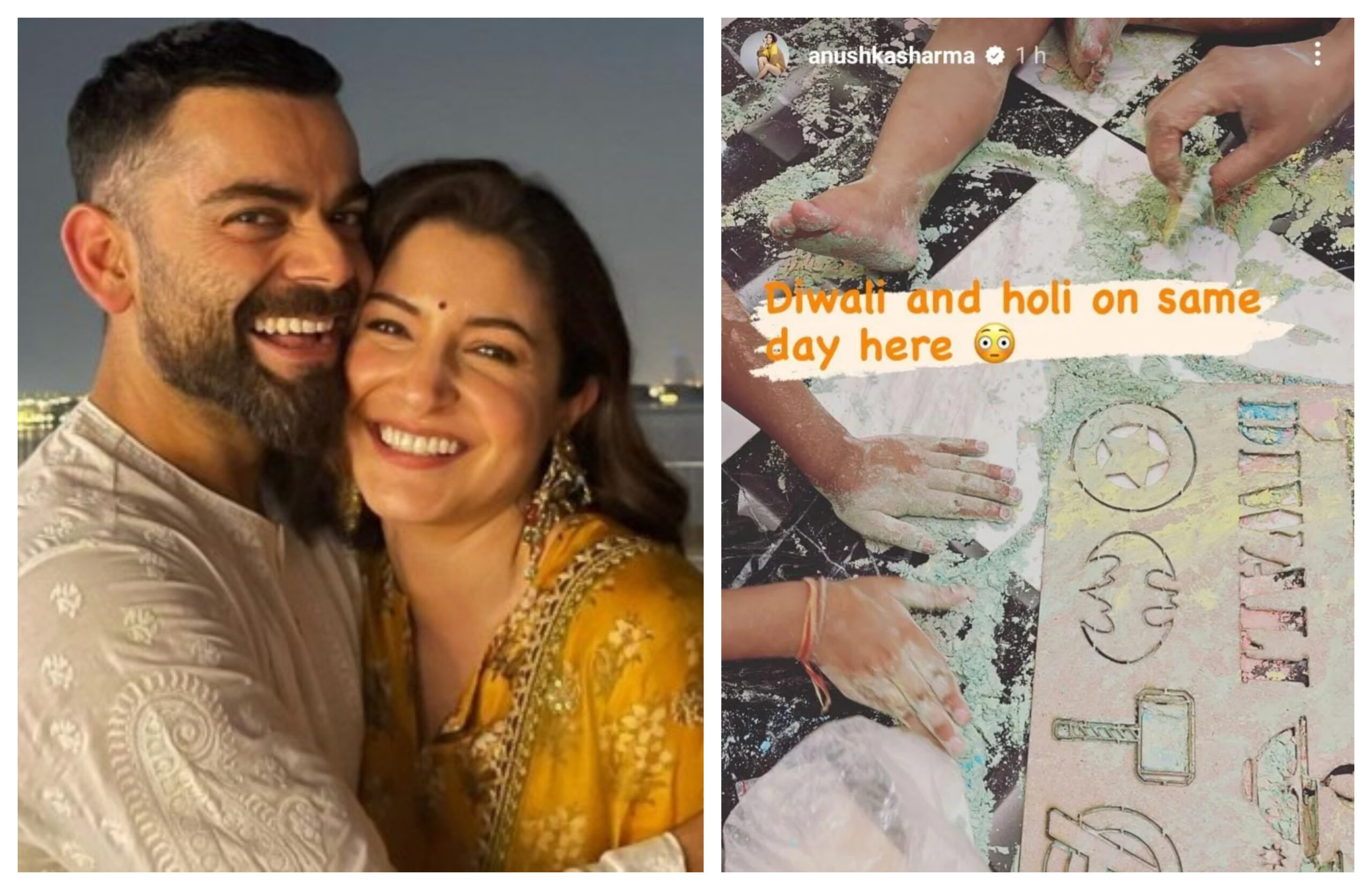 विराट कोहली की गैरहाजिरी में बेटी वामिका के साथ दिवाली मनाती नजर आई Anushka Sharma, शेयर की कुछ तस्वीरें