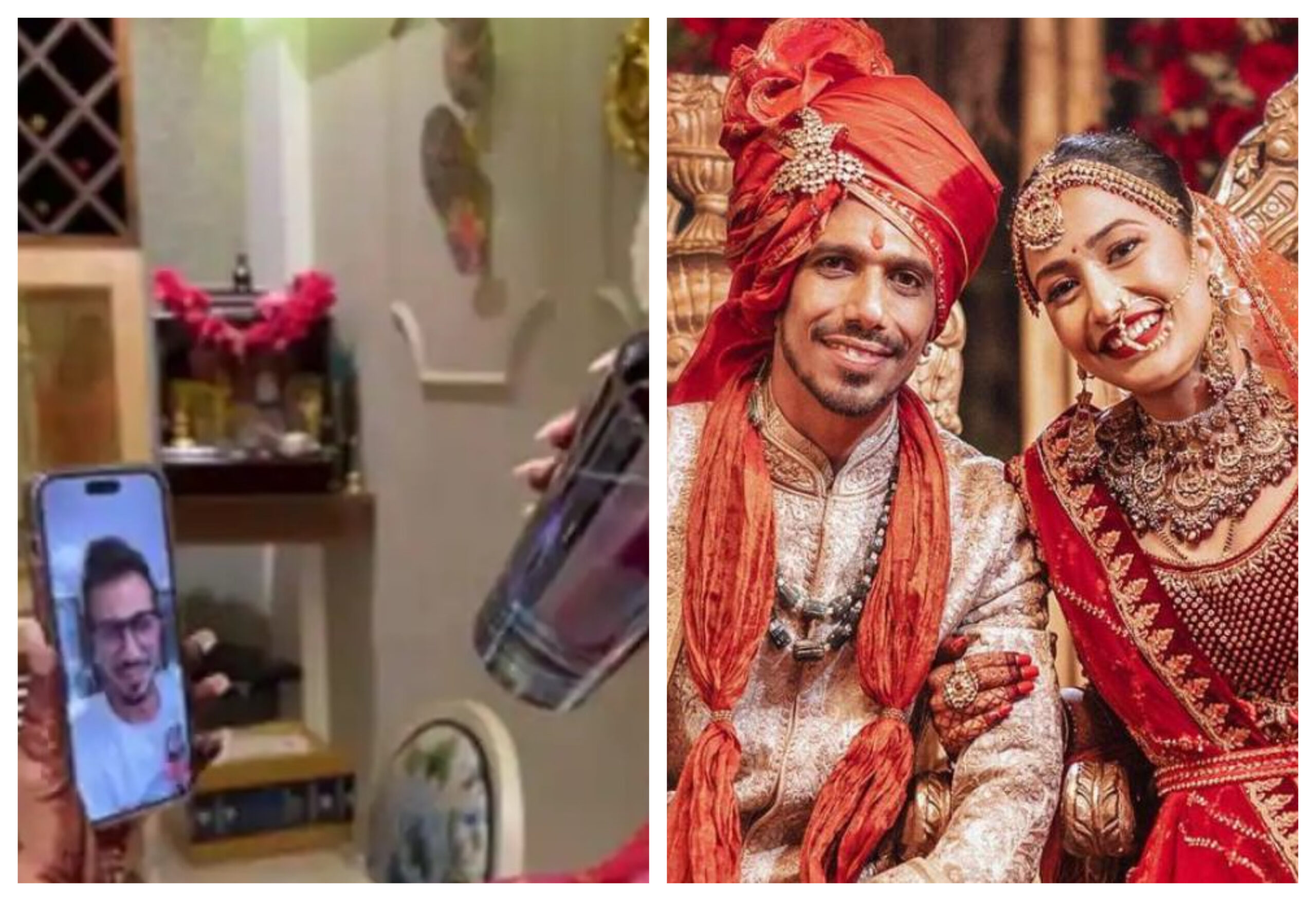Yuzvendra Chahal ने खास अंदाज में खुलवाया धनश्री का व्रत, करवा चौथ के मौके पर बरसाया