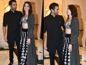 दिवाली पार्टी में Ananya Panday और Aditya Roy Kapur ने की ट्विनिंग, एक दूसरे की बाहों में बांहे डाल रिलेशनशिप किया कंफर्म