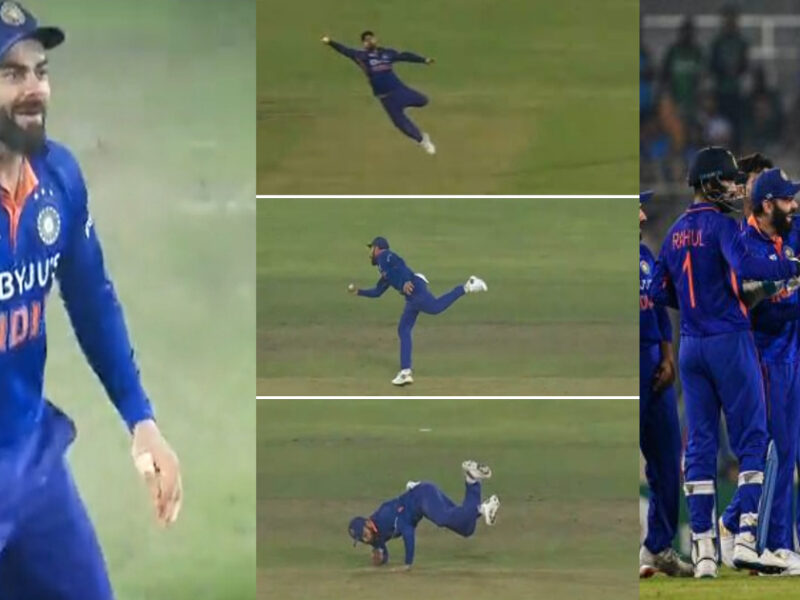 Video: बांग्लादेश के खिलाफ Virat Kohli ने दिखाई स्पाइडरमैन वाली फुर्ती, तेजी से कैच पकड़ते हुए वीडियो सोशल मीडिया पर हुआ वायरल