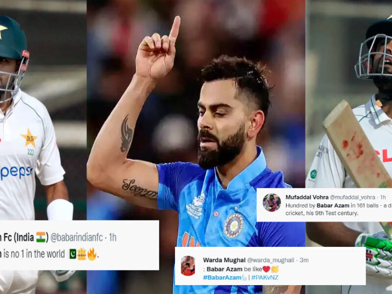 &Quot;कोहली नहीं बाबर हैं असली किंग&Quot; न्यूजीलैंड के खिलाफ Babar Azam ने ठोका शतक, तो पाकिस्तानी फैंस ने विराट कोहली के लिए मज़े