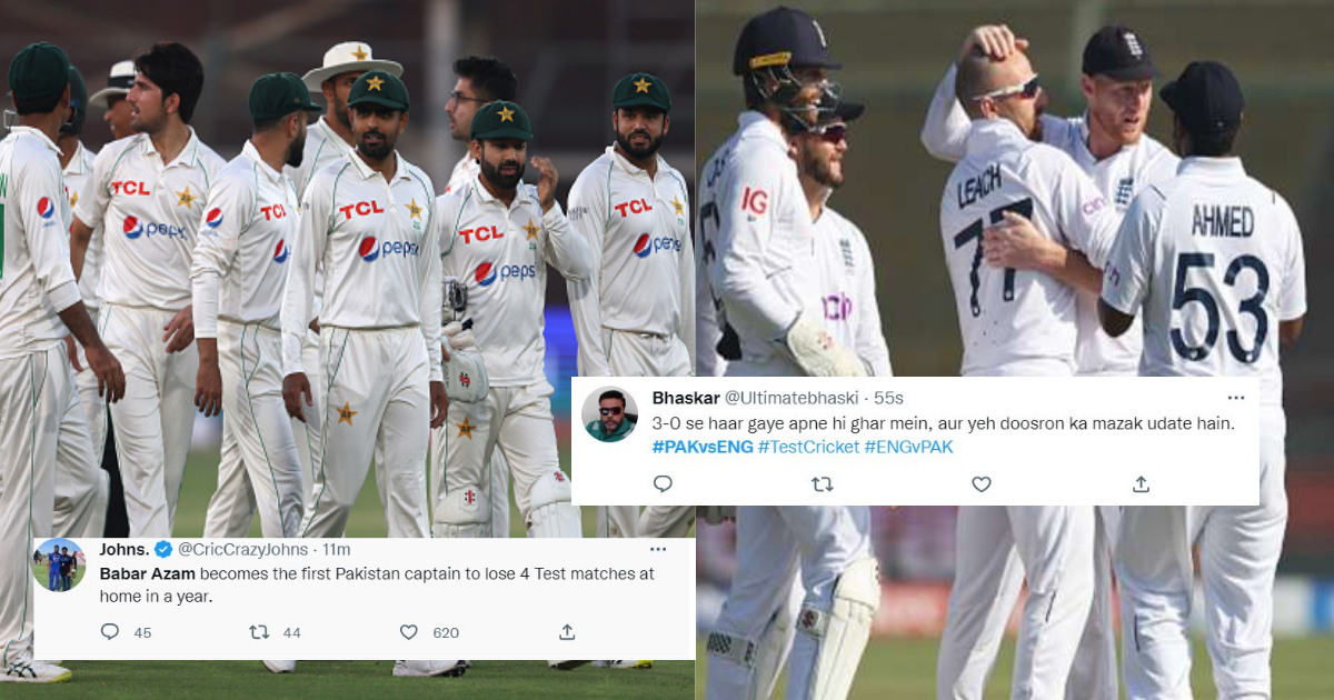 Pak Vs Eng: &Quot;बेटा तुमसे न हो पाएगा&Quot; अपने ही घर में पाकिस्तान टीम इंग्लैंड से हुई 3-0 से क्लीन स्वीप, तो भारतीय फैंस ने जमकर लिए मज़े
