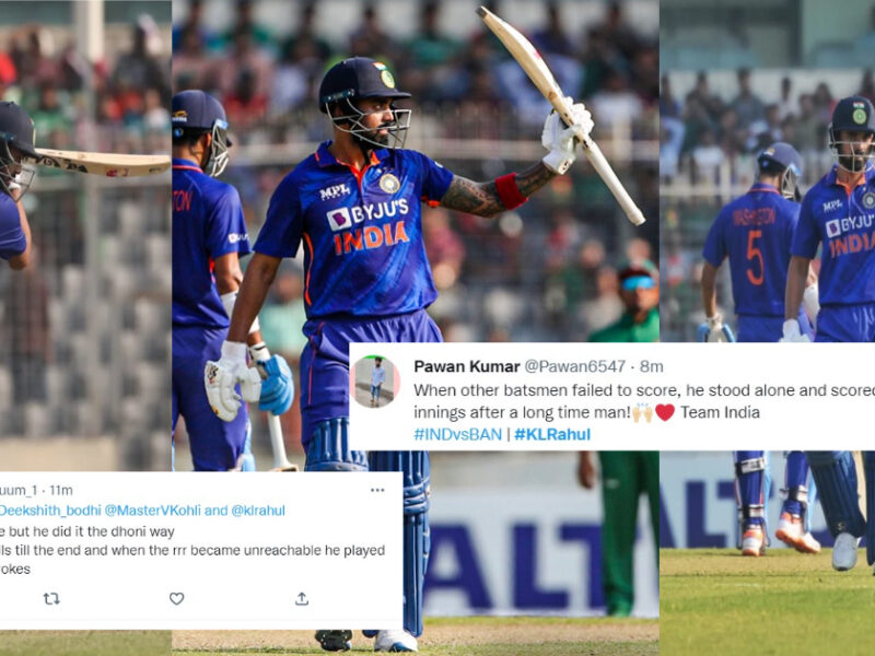 &Quot;शेट्टी के दामाद ने बचाई लाज&Quot; बांग्लादेश के खिलाफ Kl Rahul की अर्धशतकीय पारी ने भारतीय टीम की शान को बचाया , तो फैंस ने की जमकर तारीफ