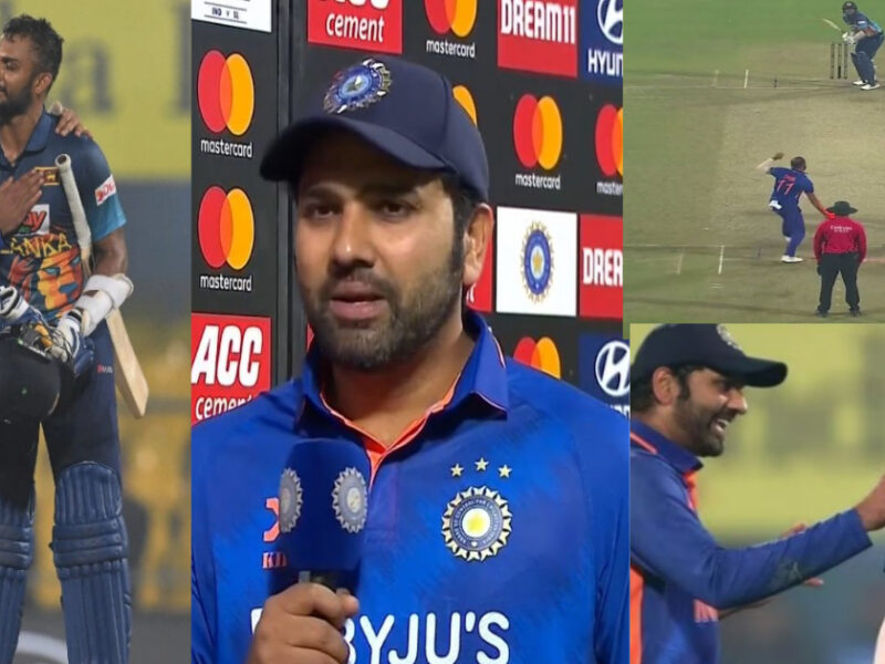 &Quot;हम उसे ऐसे आउट नहीं कर सकते थे&Quot; Rohit Sharma ने  दासुन शनाका के आउट होने के बाद वापस बुलाने की बताई वजह, अपनी बातों से जीता फैंस का दिल