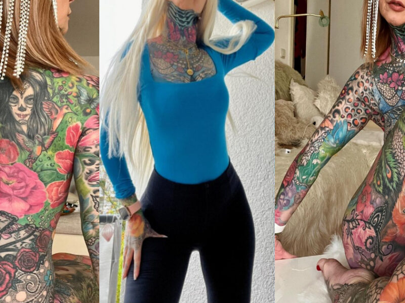 शरीर पर टैटू बनाकर अब बिना कपड़े पहने घुमती है ये Kerstin Tristan, सोशल मीडिया पर वायरल हुई तस्वीरें