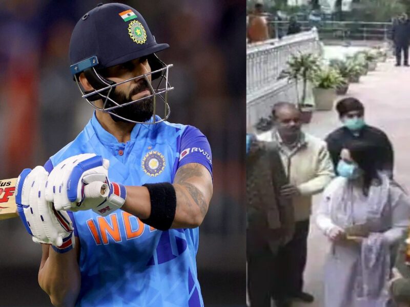 वनडे सीरीज से पहले कान्हा की नगरी दर्शन करने पहुंचे Virat Kohli और अनुष्का, वायरल हुई तस्वीरें
