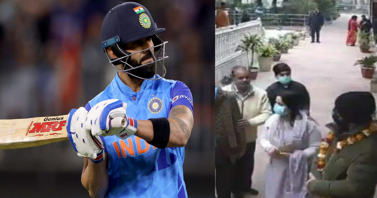वनडे सीरीज से पहले कान्हा की नगरी दर्शन करने पहुंचे Virat Kohli और अनुष्का, वायरल हुई तस्वीरें
