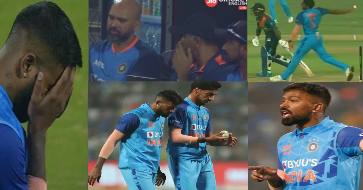 अर्शदीप सिंह की लगातार नो बॉल देखकर भड़के Hardik Pandya और द्रविड़, लाइव मैच में गुस्से से पकड़ा अपना सिर, वायरल हुआ Video