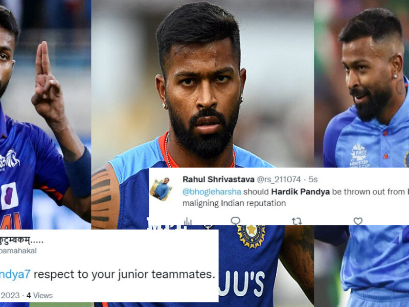 &Quot;अब किस से मांगेगा पानी&Quot; Hardik Pandya को प्लेइंग Xi से बाहर देखकर खुश हुए फैंस, सोशल मीडिया पर दी प्रतिक्रियाएं