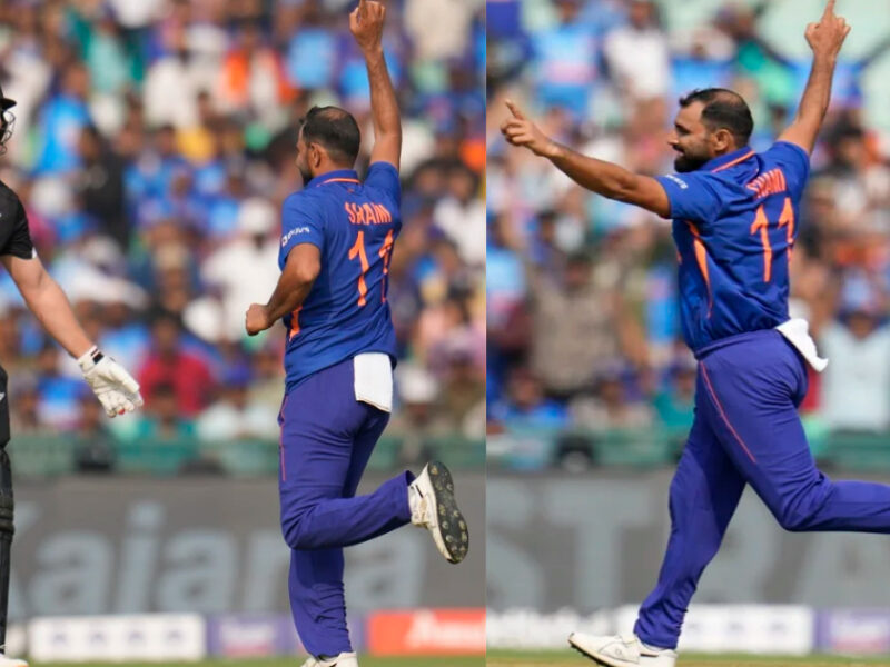 Mohammad Shami ने न्यूजीलैंड के खिलाफ मचाया कोहराम, 4 ओवर में एक मेडन, सिर्फ 5 रन देकर लिए 3 विकेट