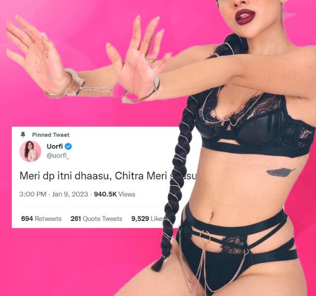 Urfi Javed Tweet Meri Dp Itni Dhasu Chitra Meri Sasu, Urfi Javed Dressing Controversy, Urfi Javed Dressing Sense, Chitra Wagh On Uorfi Javed, Chitra Wagh On Urfi,