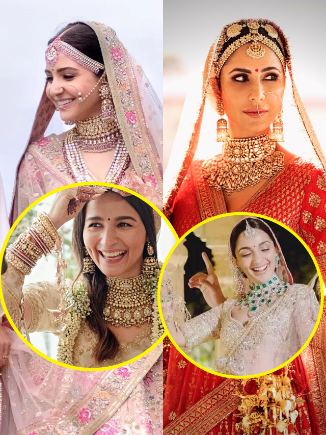 Bollywood Actress Wedding Lehenga Photos and Price Kiara Advani Wedding Lehenga Color Katrina Kaif Lehenga Color Which Color Lehenga Anushka Sharma Wear