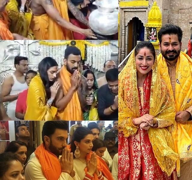 Kl Rahul Athiya Shetty Visits Temple Photo, Yami Gautam At Temple With Husband, Ranveer Kapoor And Deepika Padukone Visits Siddhivinayak Temple