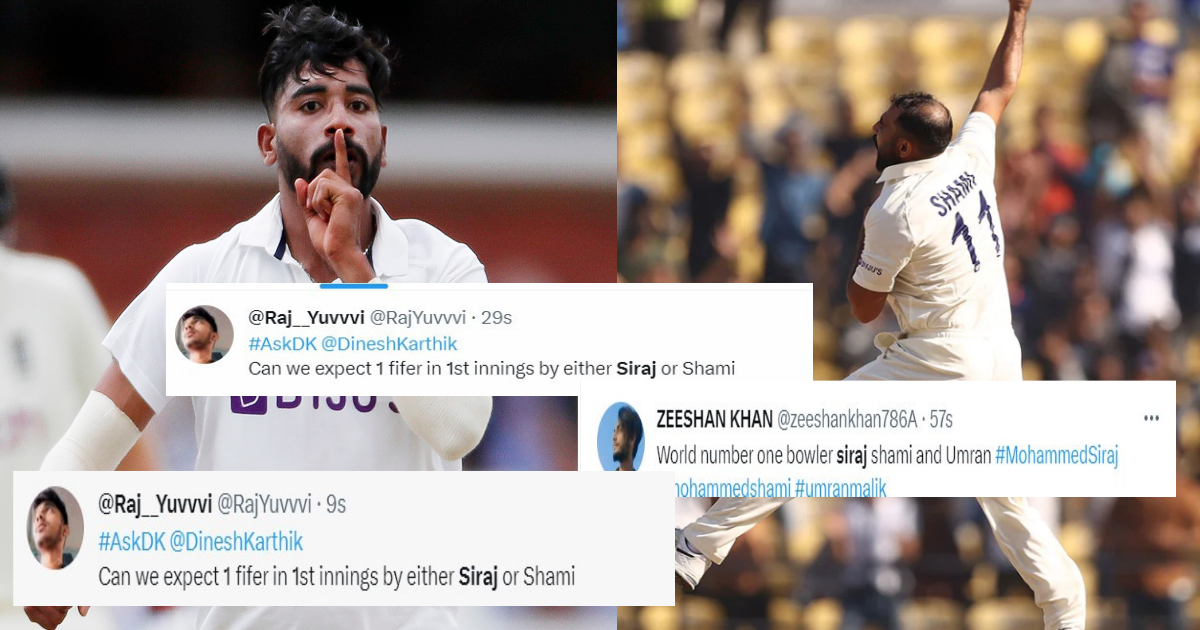 &Quot;ये भारत के दो शेर हैं&Quot; पहले टेस्ट मैच में सिराज और शम्मी ने दिखाई अपनी फुर्ती, तो खुशी से झूम उठे फैंस ने दिए अपने रिएक्शन