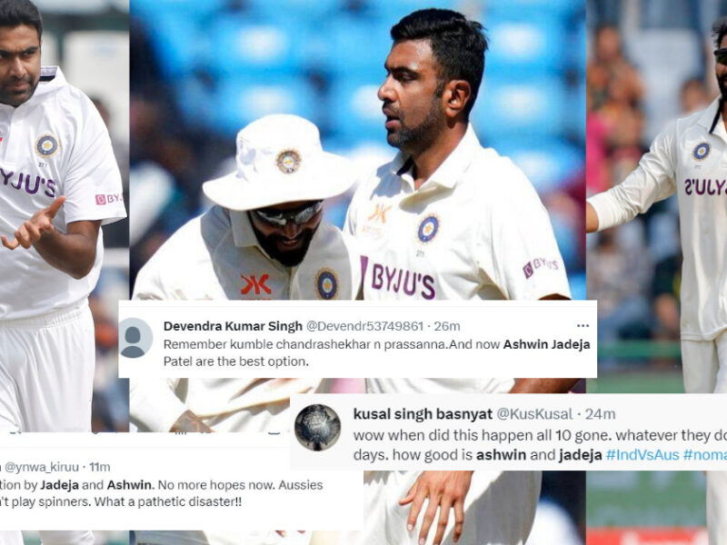 &Quot;दो शेरों ने लगाई दहाड़&Quot; पहले ही सेशन में रवींद्र Ravindra Jadeja-R Ashwin के आगे कंगारू हुए पस्त, तो सोशल मीडिया पर ऑस्ट्रेलियाई टीम हुई ट्रोल ∼