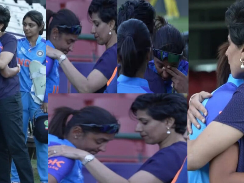 Video: सेमीफाइनल में मिली हार के बाद अंजुम के गले लगकर फूट - फूट कर रोई Harmanpreet Kaur, सोशल मीडिया पर वायरल हुआ भावुक वीडियो ∼
