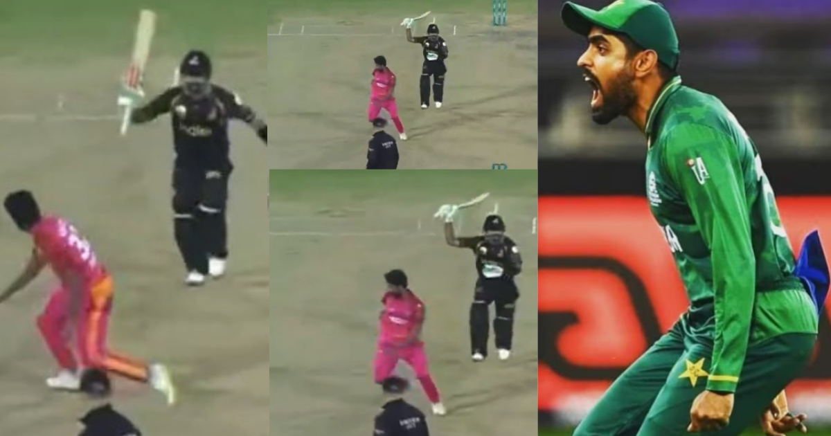 Video: आउट होने पर भड़के Babar Azam, Live मैच में बॉलर को मारने के लिए बल्ला उठा कर भागे, वायरल हुआ वीडियो ∼