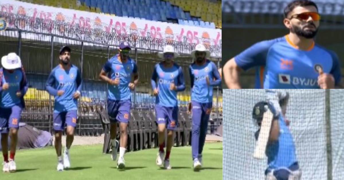 Virat Kohli के नए हेयरस्टाइल ने फैंस के बीच मचाई धूम,तीसरे टेस्ट से पहले ही तस्वीरें हुई वायरल,प्रैक्टिस करते हुए वीडियो आया सामने