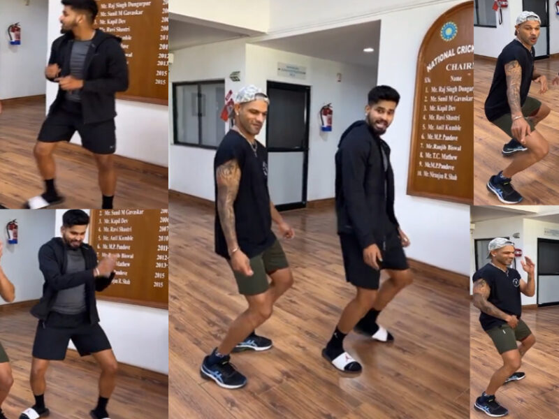 चोटिल Shreyas Iyer Nca में भारतीय क्रिकेटर Shikhar Dhawan के साथ डांस करते हुए वीडियो वायरल, लोग बोले फिटनेस पर ध्यान देना∼