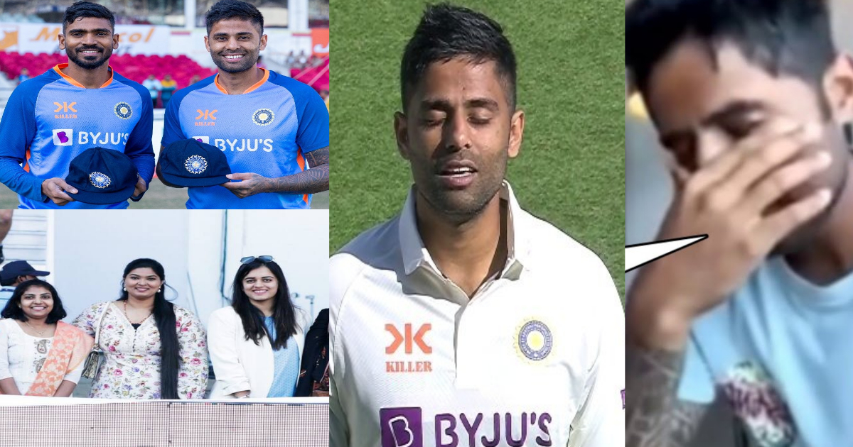 डेब्यू मैच देखने पहुंचे Suryakumar Yadav और भरत का परिवार, इस खास मौके पर इमोशनल हुए सभी, किसी ने लगाया गले, तो किसी ने पूछे आंसू ∼