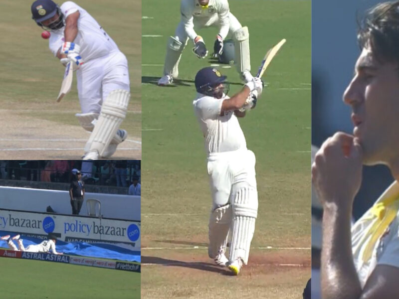 Video: Rohit Sharma ने पैट कमिंस की बाउंसर गेंद पर लगाया तूफानी सिक्स, गेंदबाज रह गया हक्का - बक्का, वायरल हुआ वीडियो ∼