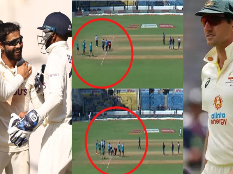 Ind Vs Aus: बीच मैच के दौरान ऑस्ट्रेलिया ने पिच के पास खड़े होकर किया शर्मनाक काम, वीडियो वायरल∼