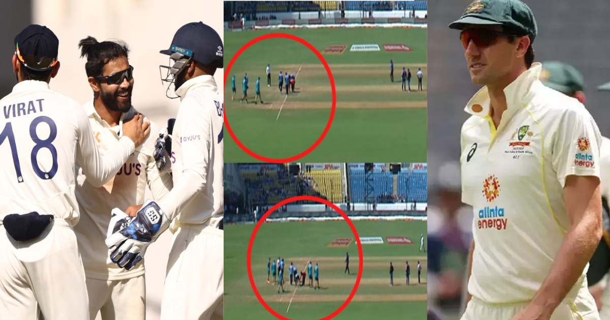 Ind Vs Aus: बीच मैच के दौरान ऑस्ट्रेलिया ने पिच के पास खड़े होकर किया शर्मनाक काम, वीडियो वायरल∼