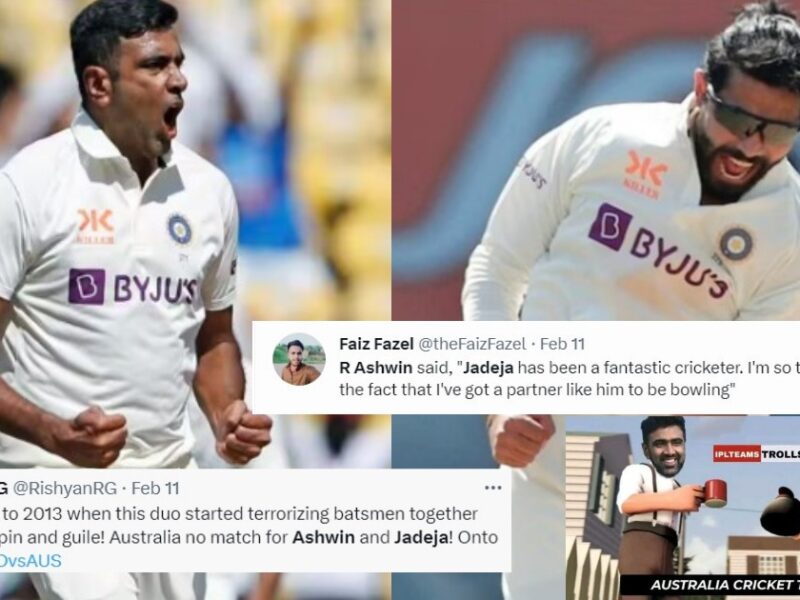 अश्विन - जडेजा की धुन पर नाची ऑस्ट्रेलिया, दूसरे टेस्ट में मेहमानों ने टीम इंडिया के आगे टेके घुटने, तो फैंस ने ट्वीटर पर जाहिर की खुशी