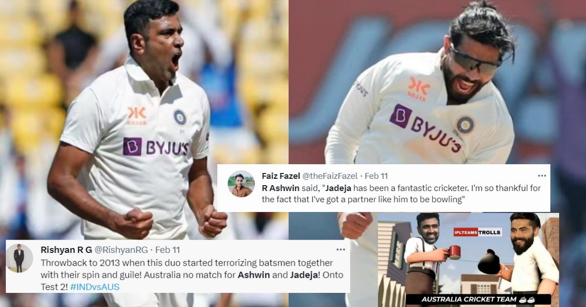 अश्विन - जडेजा की धुन पर नाची ऑस्ट्रेलिया, दूसरे टेस्ट में मेहमानों ने टीम इंडिया के आगे टेके घुटने, तो फैंस ने ट्वीटर पर जाहिर की खुशी